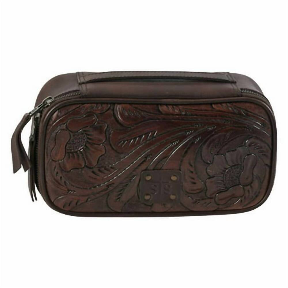 NEW STS RANCHWEAR women's westward ada makeup kit in brown